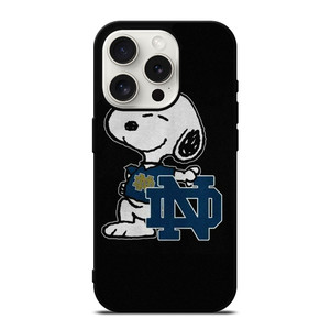 SNOOPY NOTRE DAME FIGHTING IRISH iPhone 15 Pro Case Cover SNOOPY NOTRE DAME FIGHTING IRISH iPhone 15 Pro Case Cover