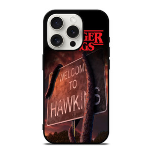 STRANGER THINGS WELCOME TO HAWKINS iPhone 15 Pro Case Cover