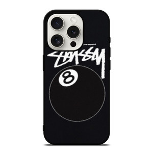 STUSSY FUZZY 8 BALL POOL iPhone 15 Pro Case Cover