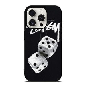 STUSSY FUZZY DICE iPhone 15 Pro Case Cover STUSSY FUZZY DICE iPhone 15 Pro Case Cover