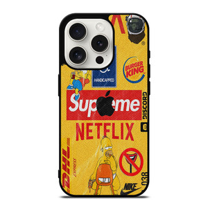 SUPREME NETFLIX COLLAGE iPhone 15 Pro Case Cover SUPREME NETFLIX COLLAGE iPhone 15 Pro Case Cover