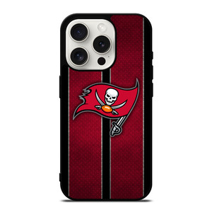TAMPA BAY BUCCANEERS NFL METAL STRIPE iPhone 15 Pro Case Cover