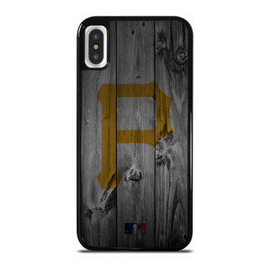 PITTSBURGH PIRATES BASEBALL MLB WOOD LOGO iPhone X / XS Case Cover