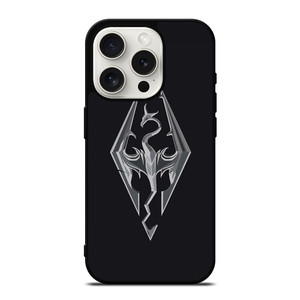 THE ELDER SCROLLS SKYRIM FLAT LOGO iPhone 15 Pro Case Cover