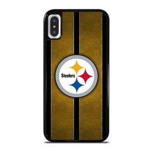 PITTSBURGH STEELERS NFL METAL STRIPE iPhone X / XS Case Cover