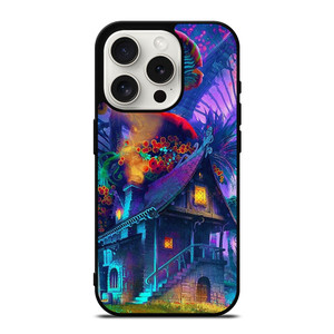 TRIPPY MUSHROOM PSYCHEDELIC iPhone 15 Pro Case Cover