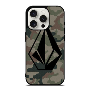 VOLCOM LOGO CAMO iPhone 15 Pro Case Cover