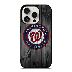 WASHINGTON NATIONALS BASEBALL MLB WOOD LOGO iPhone 15 Pro Case Cover