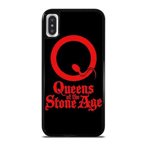 QUEENS OF THE STONE AGE ROCK BAND LOGO iPhone X / XS Case Cover QUEENS OF THE STONE AGE ROCK BAND LOGO iPhone X / XS Case Cover