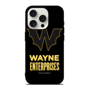 WAYNE ENTERPRISES BATMAN LOGO iPhone 15 Pro Case Cover WAYNE ENTERPRISES BATMAN LOGO iPhone 15 Pro Case Cover