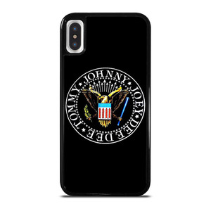 RAMONES ROCK BAND LOGO 2 iPhone X / XS Case Cover RAMONES ROCK BAND LOGO 2 iPhone X / XS Case Cover