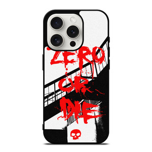 ZERO SKATEBOARDS SLOGAN iPhone 15 Pro Case Cover ZERO SKATEBOARDS SLOGAN iPhone 15 Pro Case Cover