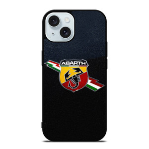 ABARTH METAL LOGO iPhone 15 Case Cover ABARTH METAL LOGO iPhone 15 Case Cover
