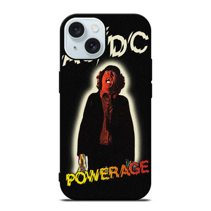 ACDC ROCK BAND POWERAGE iPhone 15 Case Cover ACDC ROCK BAND POWERAGE iPhone 15 Case Cover