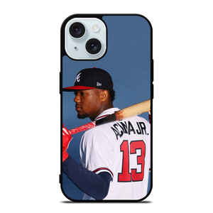 ACUNA JR ATLANTA BRAVES BASEBALL iPhone 15 Case Cover ACUNA JR ATLANTA BRAVES BASEBALL iPhone 15 Case Cover