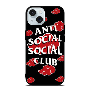 AKATSUKI ANTI SOCIAL SOCIAL CLUB iPhone 15 Case Cover AKATSUKI ANTI SOCIAL SOCIAL CLUB iPhone 15 Case Cover