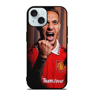 ANTONY SANTOS MANCHESTER UNITED iPhone 15 Case Cover ANTONY SANTOS MANCHESTER UNITED iPhone 15 Case Cover