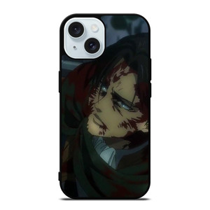 ATTACK ON TITAN LEVI ACKERMAN FIGHT iPhone 15 Case Cover ATTACK ON TITAN LEVI ACKERMAN FIGHT iPhone 15 Case Cover