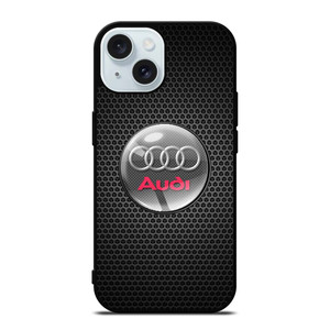 AUDI CAR METAL LOGO iPhone 15 Case Cover