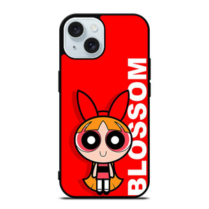 BLOSSOM THE POWERPUFF GIRLS CARTOON iPhone 15 Case Cover