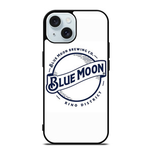 BLUE MOON BEER BADGE iPhone 15 Case Cover