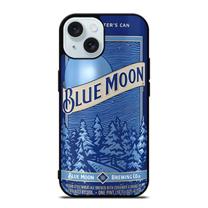 BLUE MOON BEER iPhone 15 Case Cover
