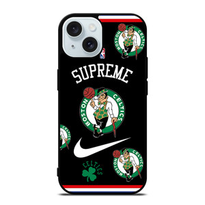 BOSTON CELTICS NBA X SUPREME NIKE iPhone 15 Case Cover
