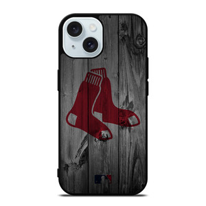 BOSTON RED SOX BASEBALL MLB WOOD LOGO iPhone 15 Case Cover BOSTON RED SOX BASEBALL MLB WOOD LOGO iPhone 15 Case Cover