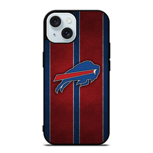 BUFFALO BILLS NFL METAL STRIPE iPhone 15 Case Cover BUFFALO BILLS NFL METAL STRIPE iPhone 15 Case Cover