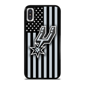 SAN ANTONIO SPURS NBA USA FLAG iPhone X / XS Case Cover