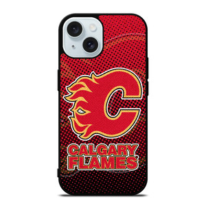 CALGARY FLAMES NHL HOCKEY 2 iPhone 15 Case Cover CALGARY FLAMES NHL HOCKEY 2 iPhone 15 Case Cover