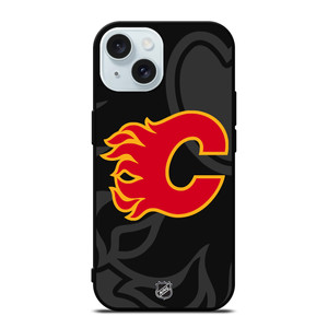 CALGARY FLAMES NHL TEAM iPhone 15 Case Cover