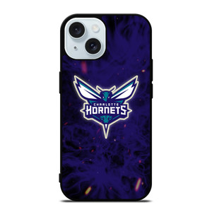 CHARLOTTE HORNETS BASKETBALL NBA FIRE iPhone 15 Case Cover CHARLOTTE HORNETS BASKETBALL NBA FIRE iPhone 15 Case Cover