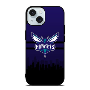 CHARLOTTE HORNETS NBA SKYLINE iPhone 15 Case Cover