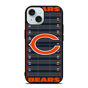 CHICAGO BEARS FOOTBALL FIELD iPhone 15 Case Cover