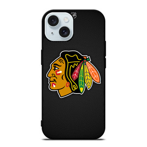 CHICAGO BLACKHAWKS HOCKEY NHL LOGO iPhone 15 Case Cover CHICAGO BLACKHAWKS HOCKEY NHL LOGO iPhone 15 Case Cover