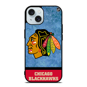 CHICAGO BLACKHAWKS HOCKEY TEAM iPhone 15 Case Cover