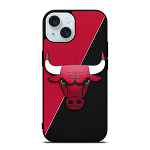 CHICAGO BULLS NBA BASKETBALL ICON iPhone 15 Case Cover