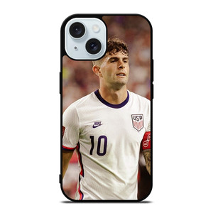CHRISTIAN PULISIC UNITED STATES SOCCER iPhone 15 Case Cover