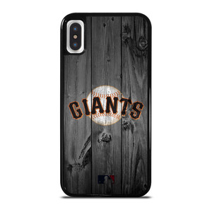 SAN FRANCISCO GIANTS BASEBALL MLB WOOD LOGO iPhone X / XS Case Cover