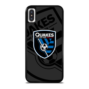 SAN JOSE EARTHQUAKES MLS BLACK iPhone X / XS Case Cover
