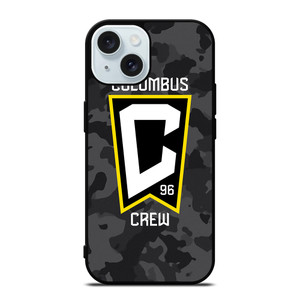 COLUMBUS CREW MLS BLACK CAMO iPhone 15 Case Cover