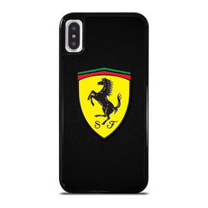 SCUDERIA FERRARI CARBON FIBER iPhone X / XS Case Cover
