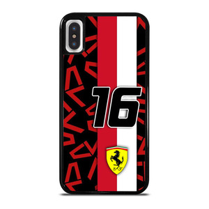 SCUDERIA FERRARI CHARLES LECLERC F1 FORMULA ONE iPhone X / XS Case Cover
