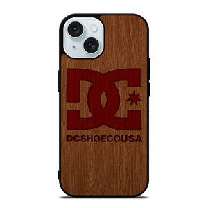 DC SHOES SKATEBOARD WOODEN LOGO iPhone 15 Case Cover