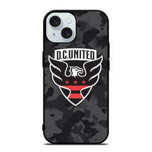 DC UNITED MLS BLACK CAMO iPhone 15 Case Cover