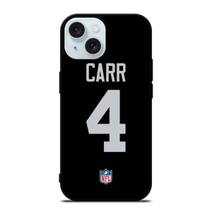 DEREK CARR LAS VEGAS RAIDERS NFL iPhone 15 Case Cover DEREK CARR LAS VEGAS RAIDERS NFL iPhone 15 Case Cover