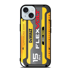 DEWALT FLEX VOLT 15 AH iPhone 15 Case Cover DEWALT FLEX VOLT 15 AH iPhone 15 Case Cover