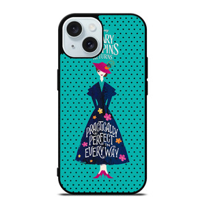 DISNEY MARY POPPINS POLKADOT iPhone 15 Case Cover DISNEY MARY POPPINS POLKADOT iPhone 15 Case Cover