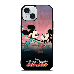 DISNEY WONDERFUL WINTER MICKEY MOUSE iPhone 15 Case Cover